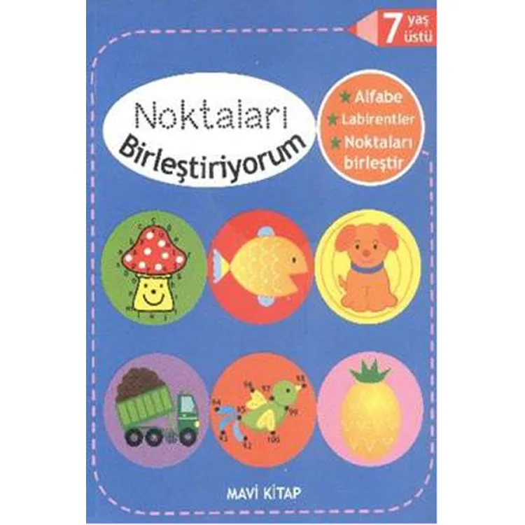 NOKTALARI BİRLEŞTİRİYORUM MAVİ KİTAP-7 YAŞ ÜSTÜ