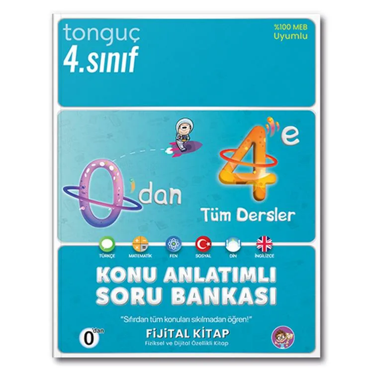 TONGUÇ 0'DAN 4'E TÜM DERSLER KONU ANLATIMLI SORU BANKASI