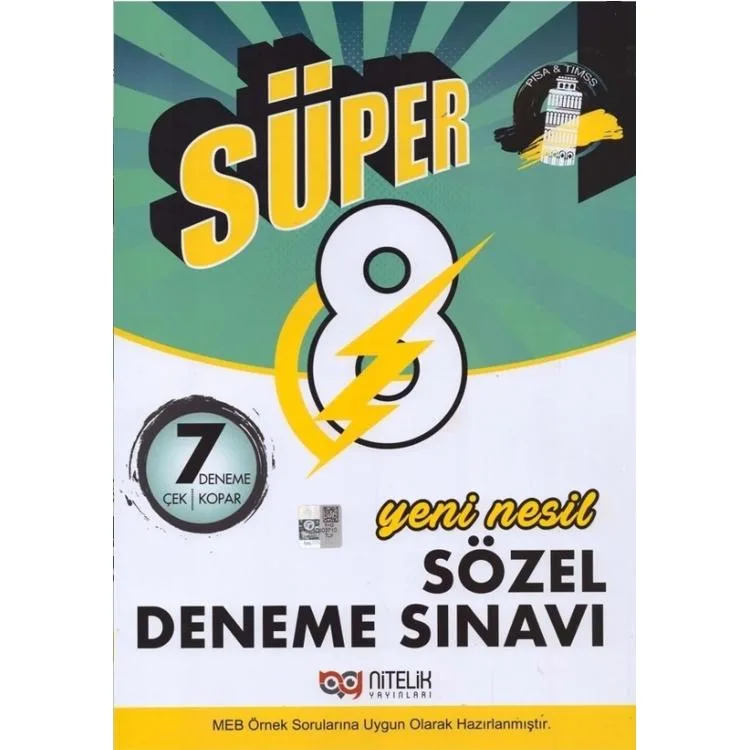 NİTELİK 8. SINIF YENİ NESİL SÜPER SÖZEL 7 DENEME SINAVI