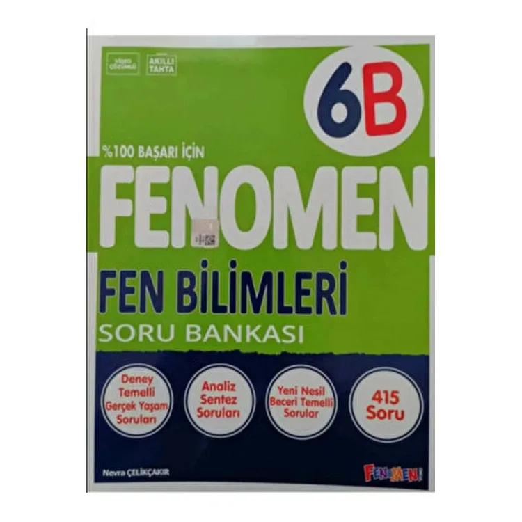 FENOMEN 6. SINIF FEN BİLİMLERİ B SORU BANKASI