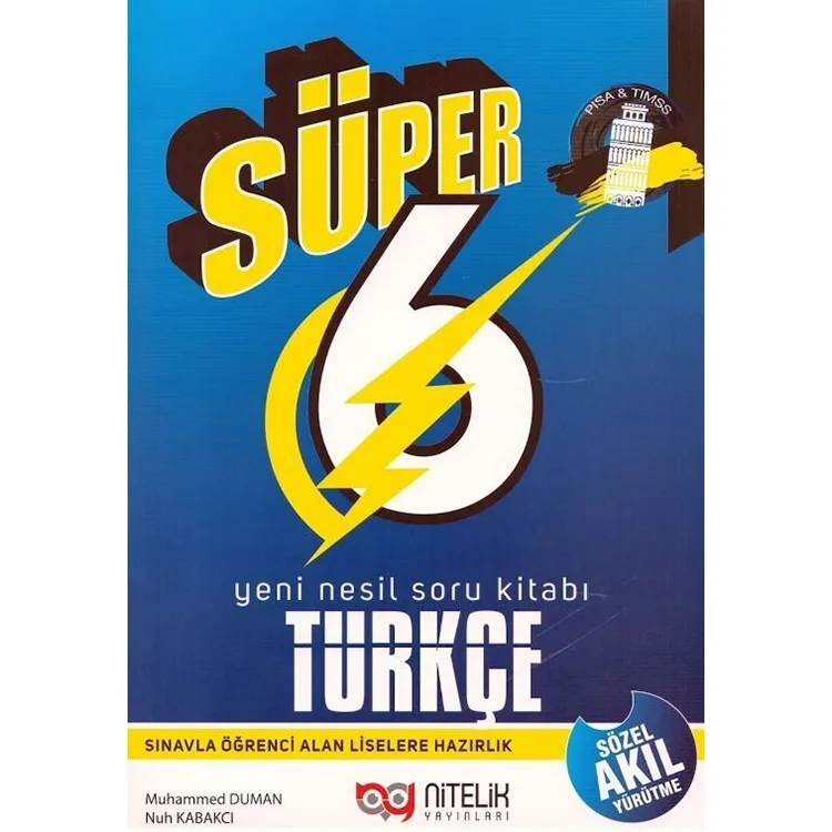 NİTELİK 6.SINIF YENİ NESİL SÜPER TÜRKÇE SORU KİTABI