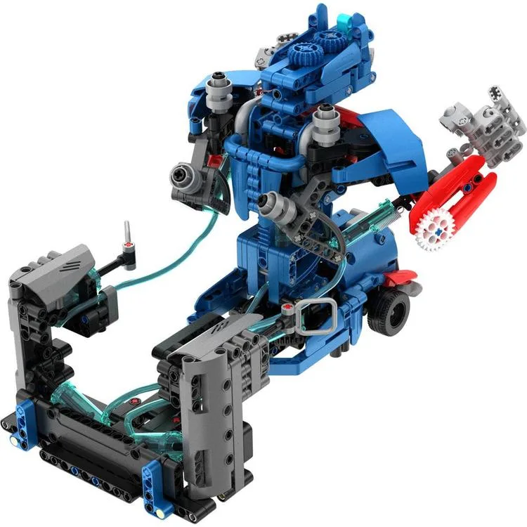 SUNMAN İM. MASTER NO.6860 HİDROLİK SAVAŞ ROBOTU MAVİ LEGO YAPIM SETİ 694 PARÇA 6+