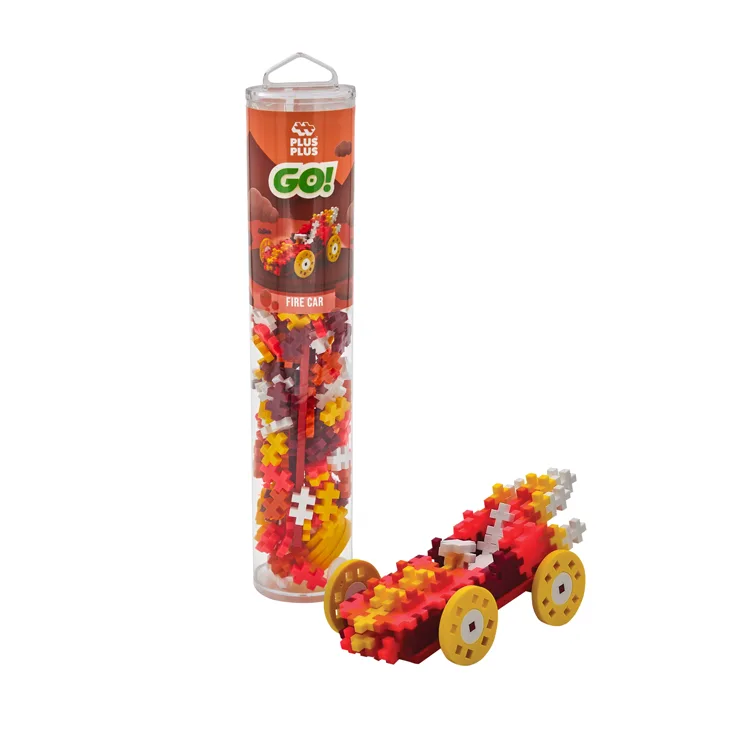 PLUS-PLUS 4257 COLOR CARS FIRE MİNİ MİX BLOK PUZZLE YAPI SETİ 200 PARÇA TÜP