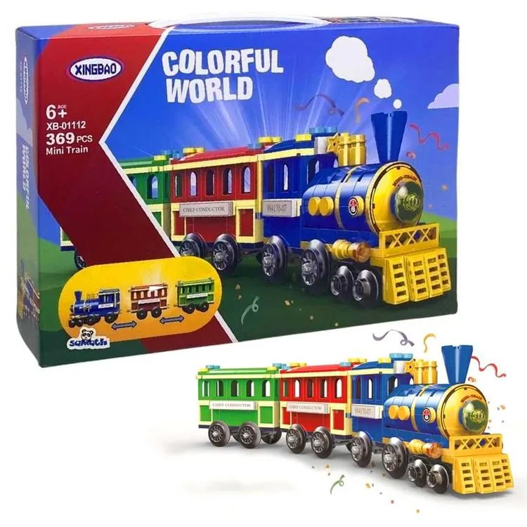 SAMATLI XB-01112 XINGBAO MİNİ TREN YAPI BLOKLARI 369 PARÇA 6+