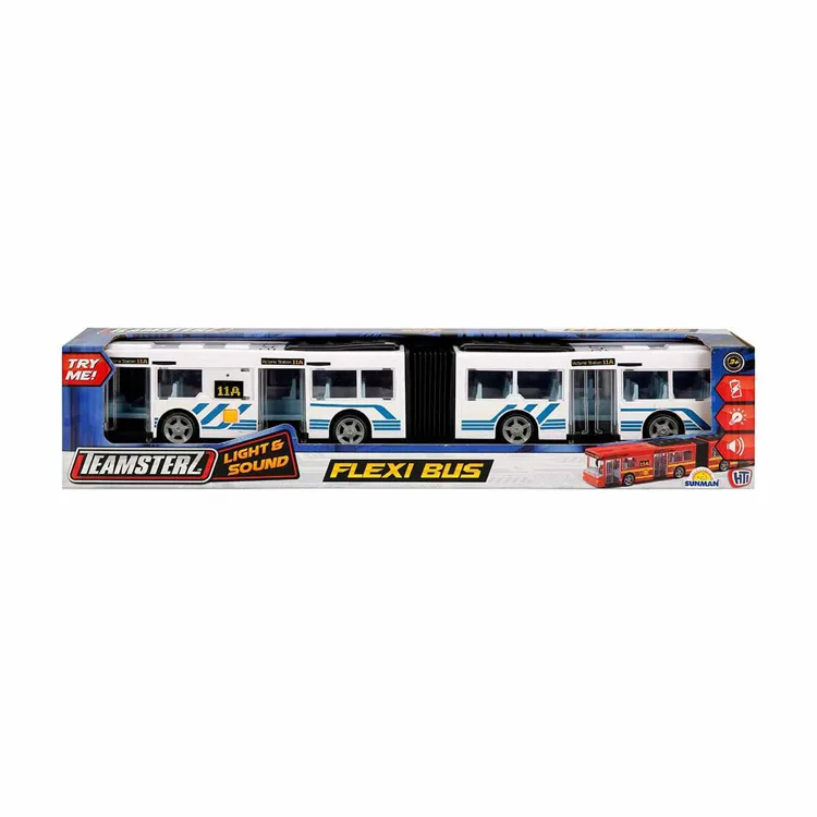 SUNMAN 1416566 TEAMSTERZ FLEXİ BUS SESLİ IŞIKLI SÜRTMELİ ARABA V22