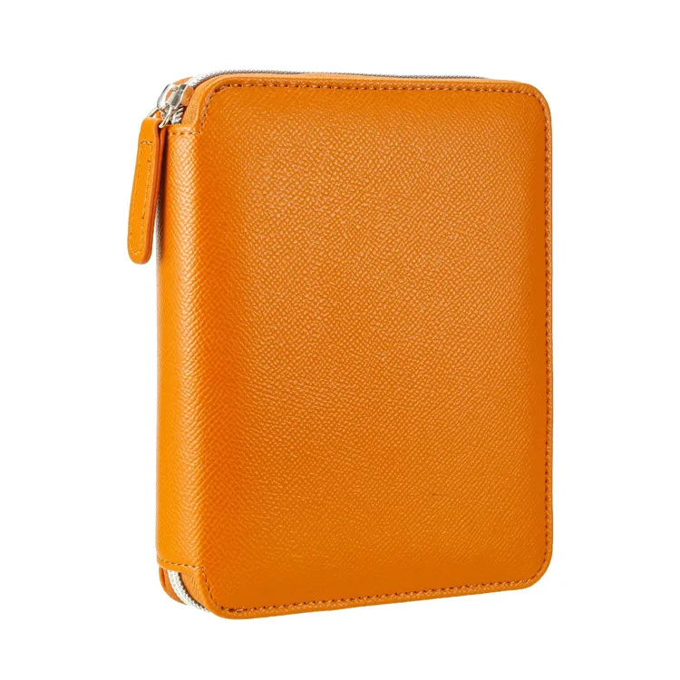 VICTORIA'S JOURNALS 0295 KUTULU ZIPPER FOLDER KAHVERENGİ 10.5X14.8cm 80YP. ÇİZGİLİ DEFTER