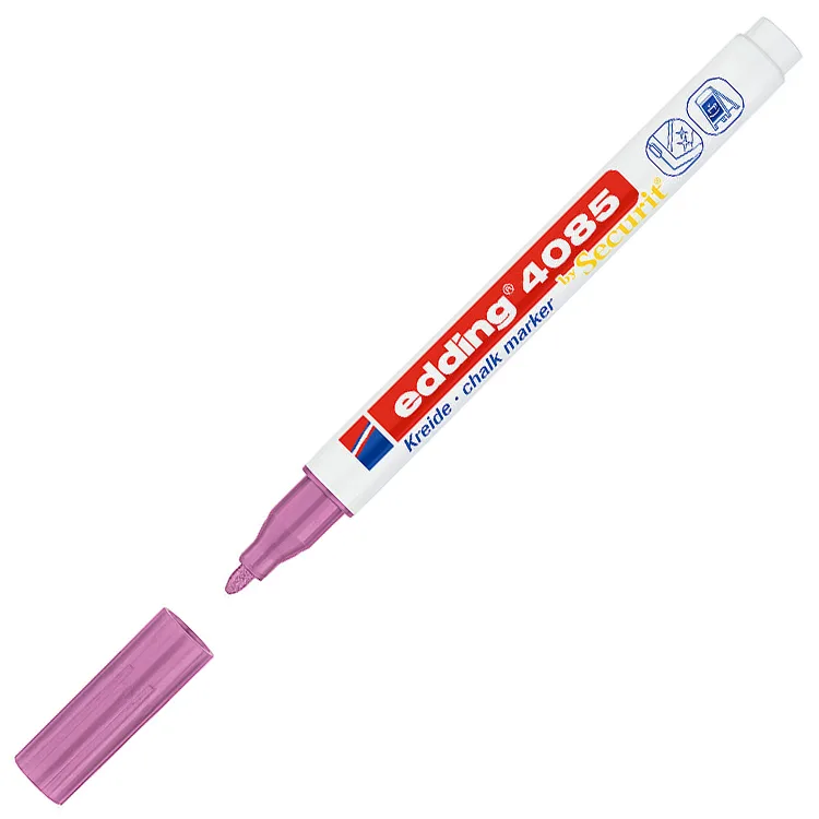 EDDING 4085 CHALK LİKİT TEBEŞİR KALEMİ METALİK PEMBE