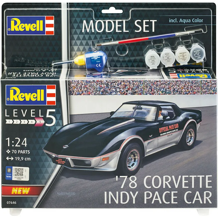 REVELL 67646 1:24 CORVETTE INDY PACE CAR MAKET SETİ