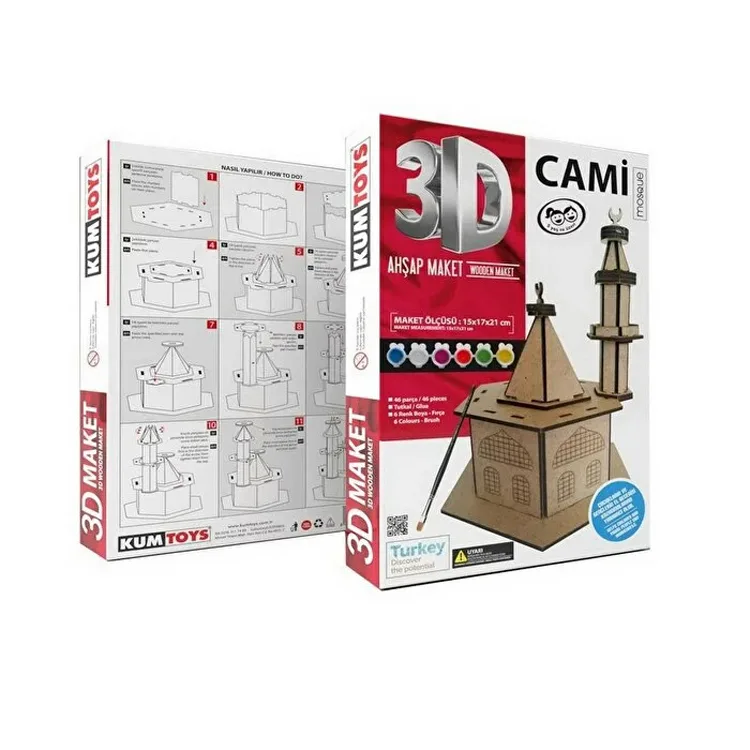 KUMTOYS KM5252 3D AHŞAP MAKET