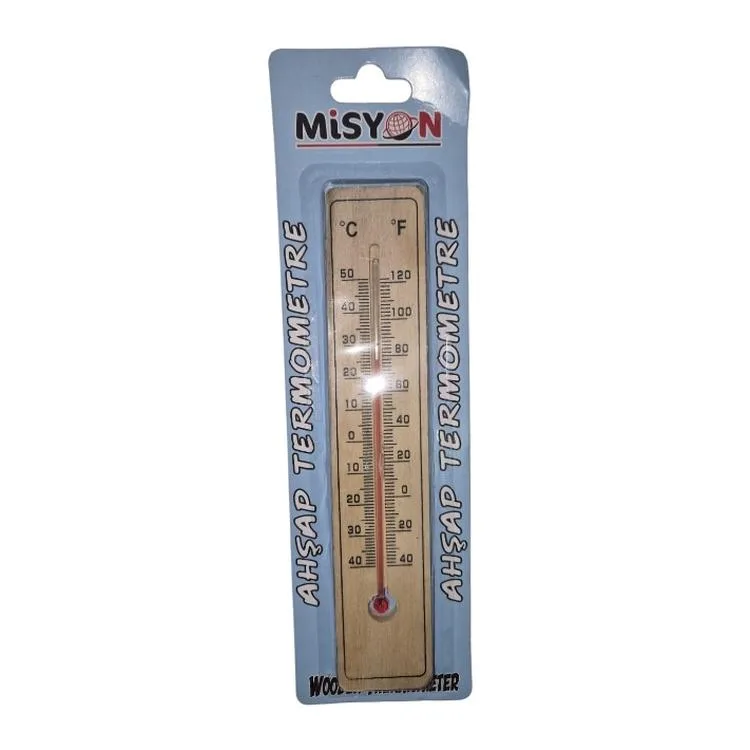 MİSYON MSY-127 AHŞAP KARTELA TERMOMETRE