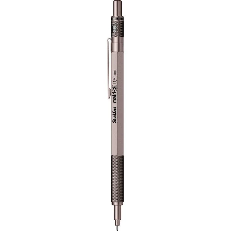 SCRIKSS MATRI-X VERSATİL KALEM 0.5 ŞEFFAF AMBALAJ METALİK GRİ