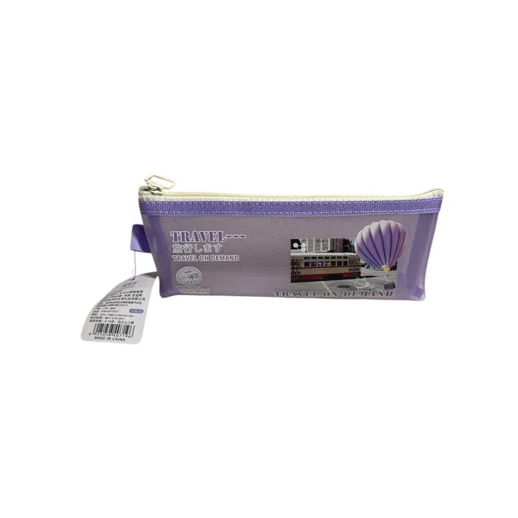 ODAK KT62048 TRAVEL TEK GÖZLÜ PASTEL RENKLİ FİLE KALEM ÇANTASI 21 x 3 x 8 - TEKLİ