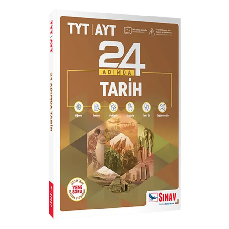 SINAV TYT-AYT TARİH 24 ADIMDA KONU ANLATIMLI SORU BANKASI