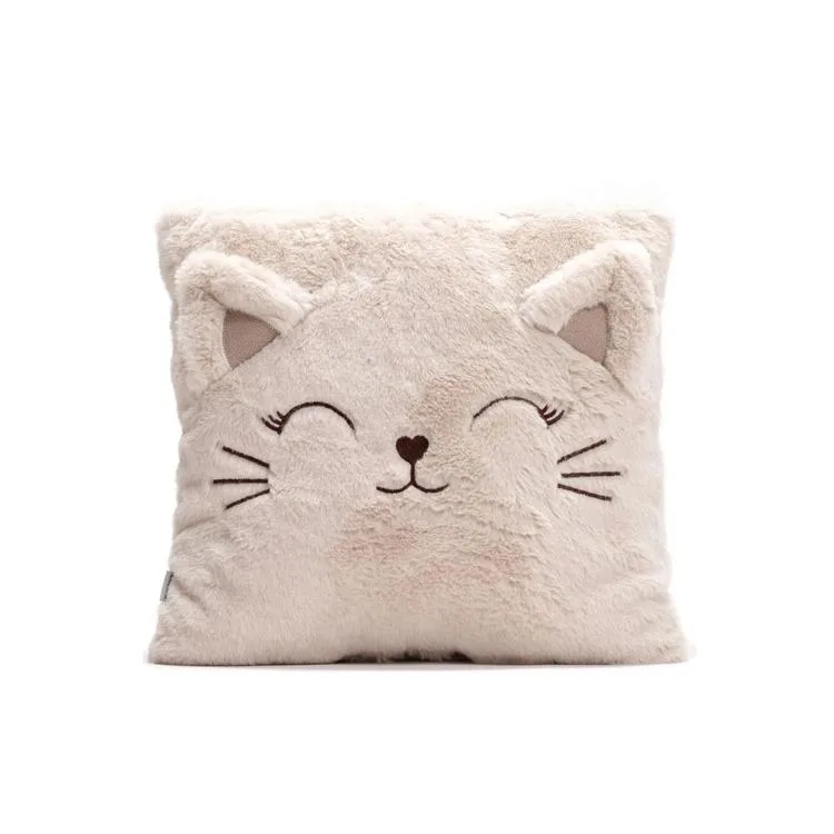 MOONTOYS PELUŞ KARE KEDİ YASTIK 28 CM