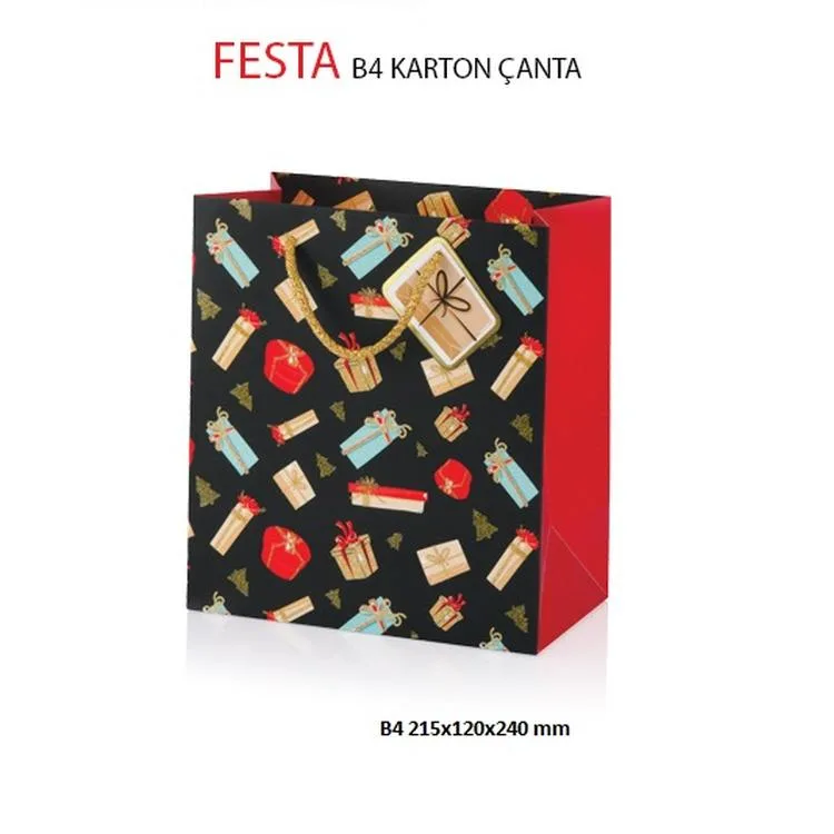 GIPTA B4 FESTA HEDİYELİK KARTON ÇANTA BG2759