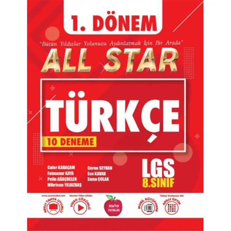NEWTON 8. SINIF ALL STAR 1. DÖNEM TÜRKÇE DENEME