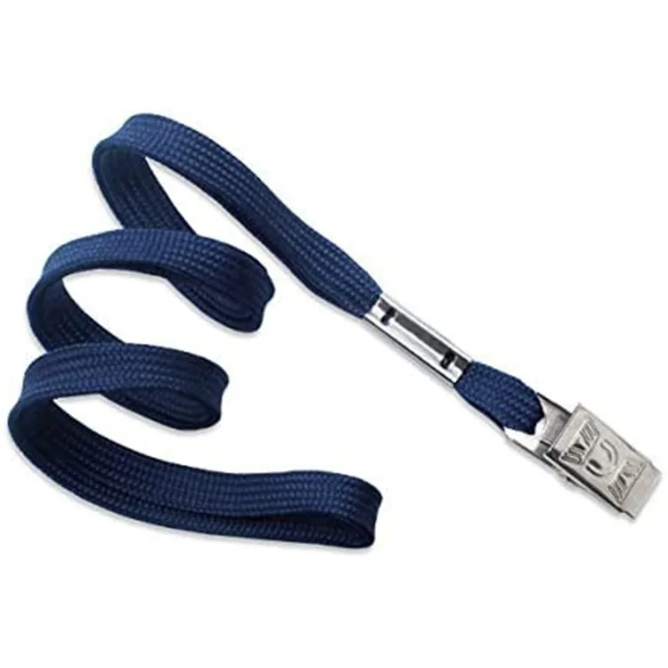 KRAF 510G METAL KLİPSLİ KART ASKI İPİ LACİVERT