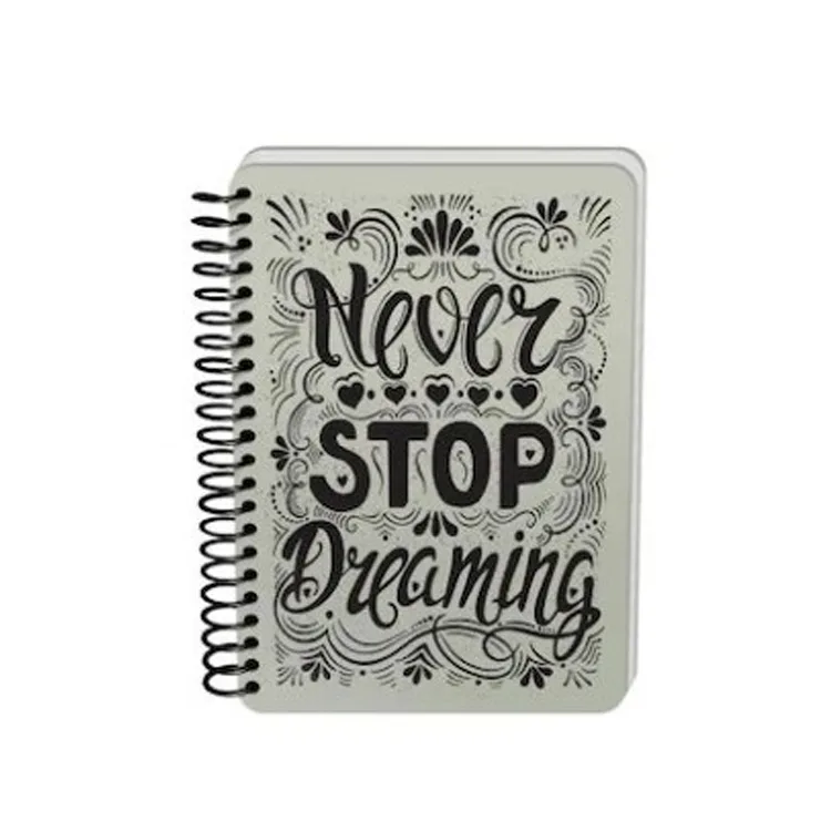 DEFFTER RAW AND GREY / NEVER SERT KAPAK SPİRALLİ ÇİZGİSİZ DEFTER