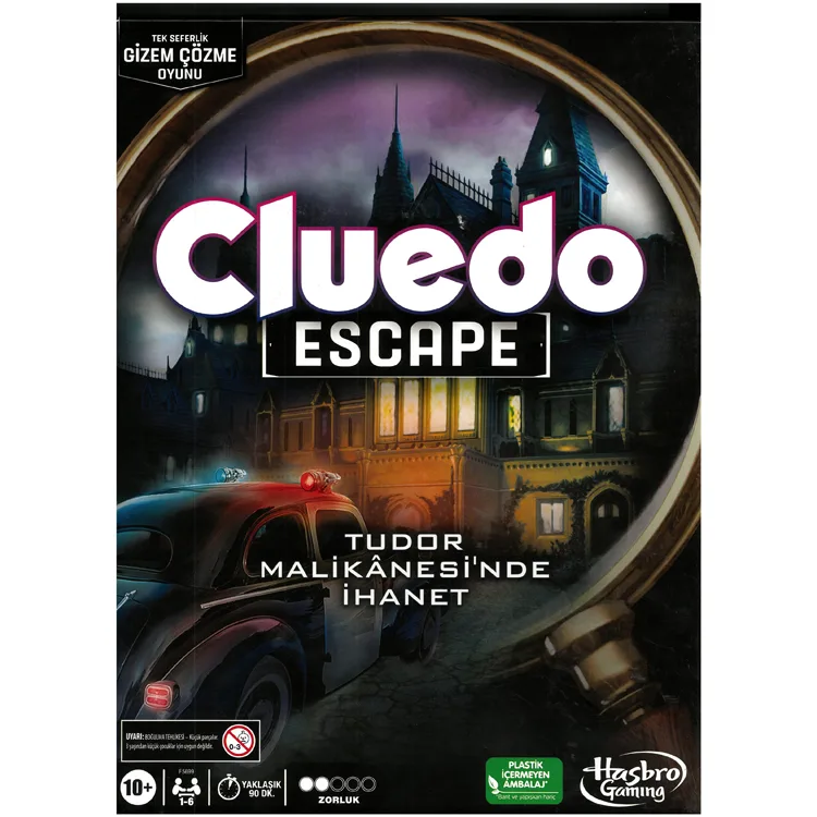HASBRO F5699 CLUEDO ESCAPE TUDOR MALİKANESİ'NDE İHANET KUTU OYUNU