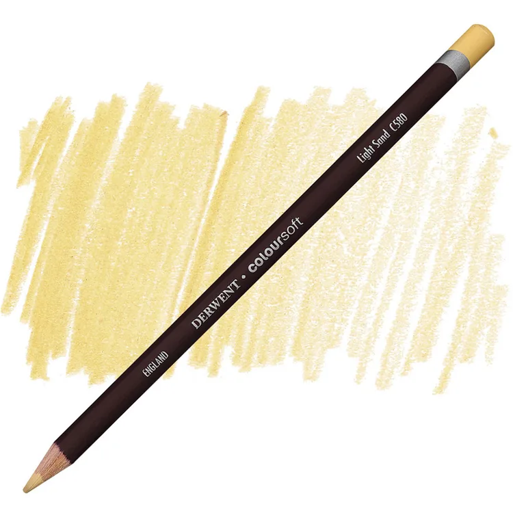 DERWENT COLOURSOFT - YUMUŞAK KURUBOYA KALEMİ- LIGHT SAND C580