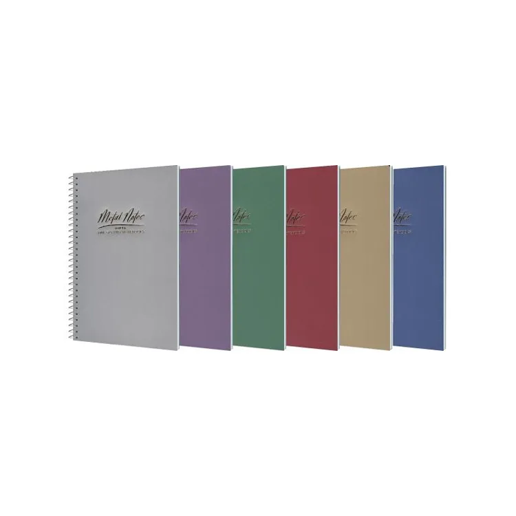 GIPTA METAL NOTES SPİRALLİ PP KAPAK 17x24 100YP. KARELİ DEFTER