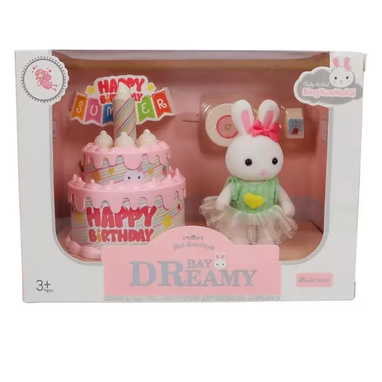 MEGA 6621-8 BAY DREAMY MINI AKSESUARLI PET DOĞUM GÜNÜ KEK SETİ 3+