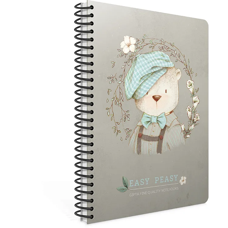GIPTA EASY NOTES SPİRALLİ KARTON KAPAK DEFTER A4 100YP. KARELİ