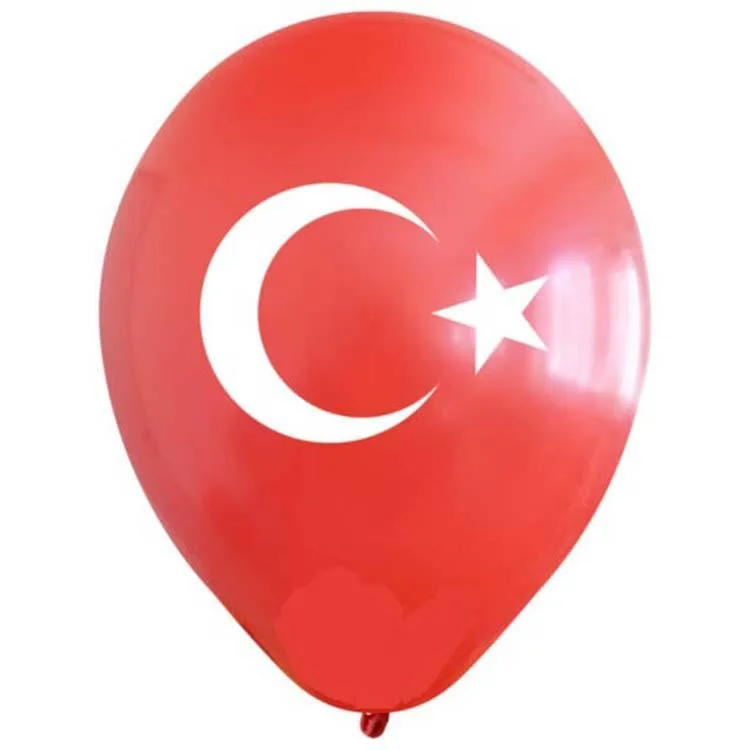 PAKO BALON 0570 AY YILDIZ BASKILI BALON 100'LÜ 12" İNCH