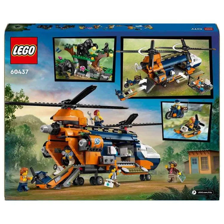 LEGO CITY 60437 JUNGLE EXPLORER HELICOPTER 881 PARÇA 8+