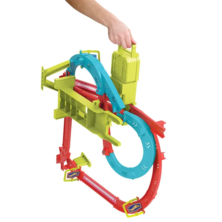 MATTEL HPC07 HOT WHEELS NEON YARIŞLAR ÇOKLU YARIŞ HEYACANI PİST OYUN SETİ
