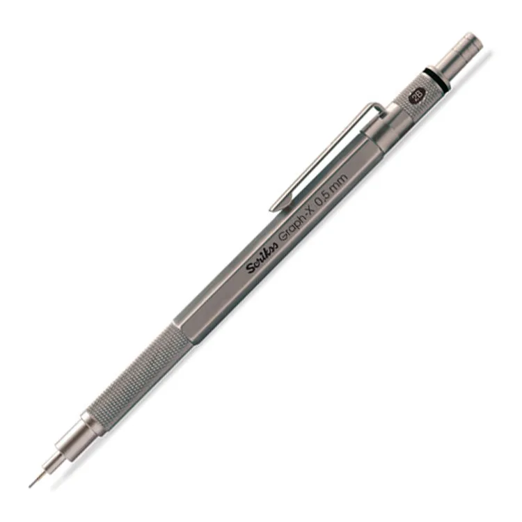 SCRIKSS GRAPH-X METAL 0.5MM VERSATİL KALEM SETİ KURŞUN GRİ