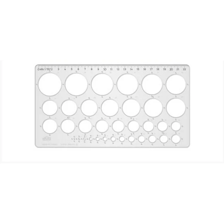 HATAS 02271 DAİRE ŞABLONU 1-35mm CETVELLİ