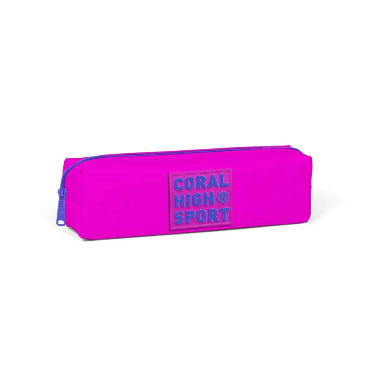 CORAL HIGH 22345 SPORT PEMBE MAVİ TEK BÖLMELİ KALEM ÇANTASI