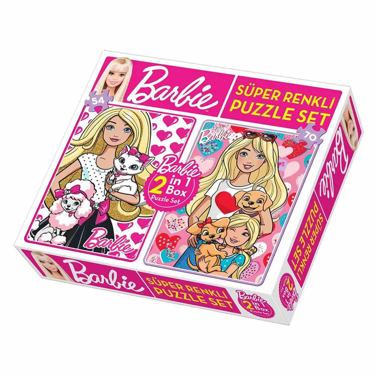 DİYTOY BARBİE 2İN1 BOX BRB1542 PUZZLE SET 70 PARÇALI