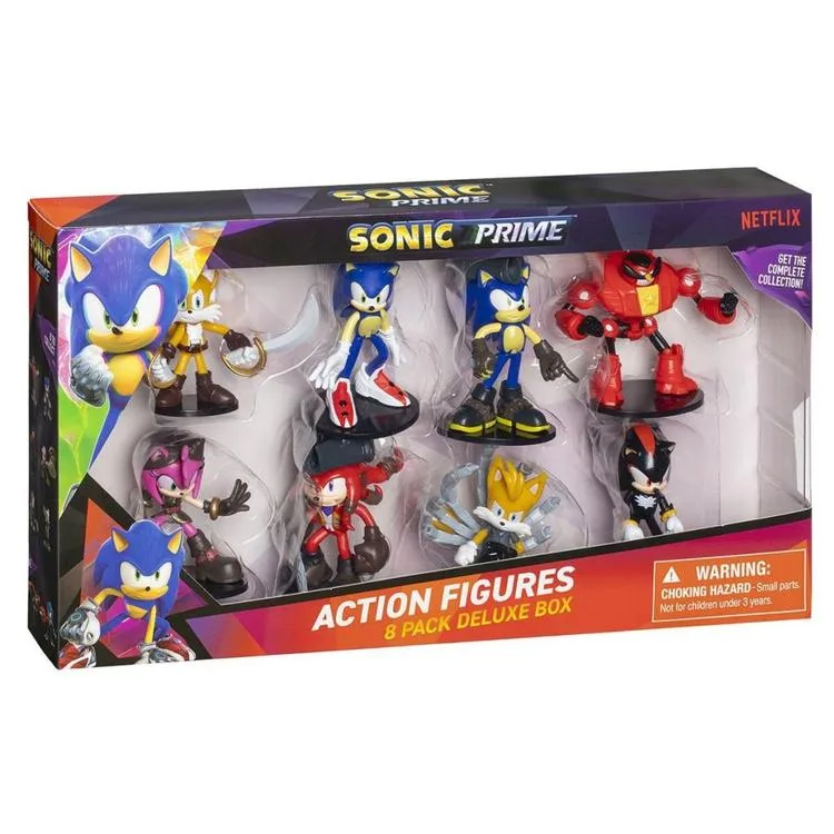 NECOTOYS SON6280 SONIC PRIME 8'Lİ AKSİYON FİGÜR SETİ 3+