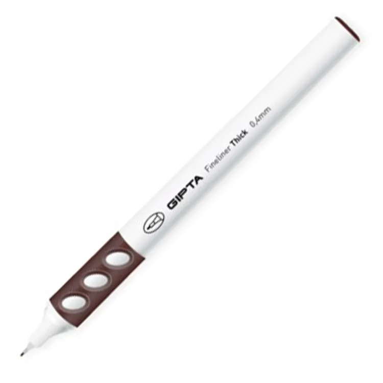 GIPTA FINELINER THICK 04 MM YUVARLAK GÖVDE KOYU KAHVE