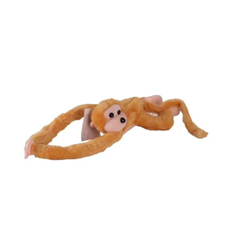KIZILKAYA 2101004 PELUŞ ELLERİ CIRTLI YAPIŞAN SESLİ SARILAN MAYMUN 46cm - TEKLİ