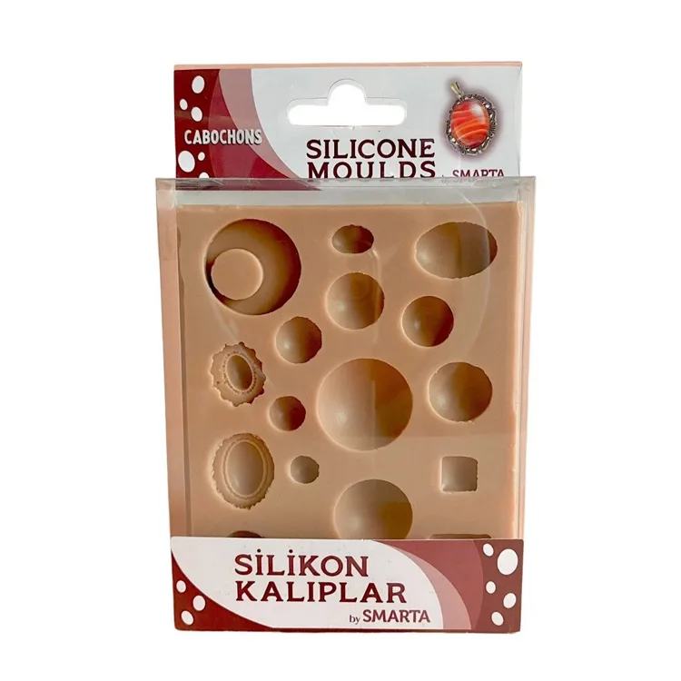 SMARTA SLİKON KALIPLAR - KABAKONLAR (CABOCHONS)