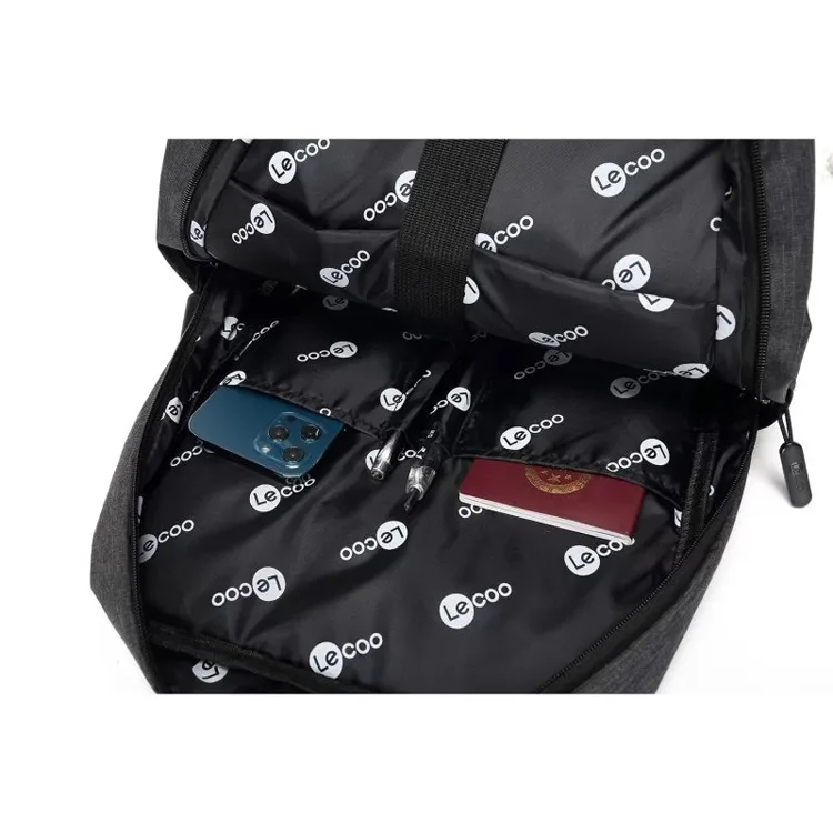 LENOVA LECOO BG01 16 İNÇ LAPTOP BÖLMELİ SIRT ÇANTASI GRİ