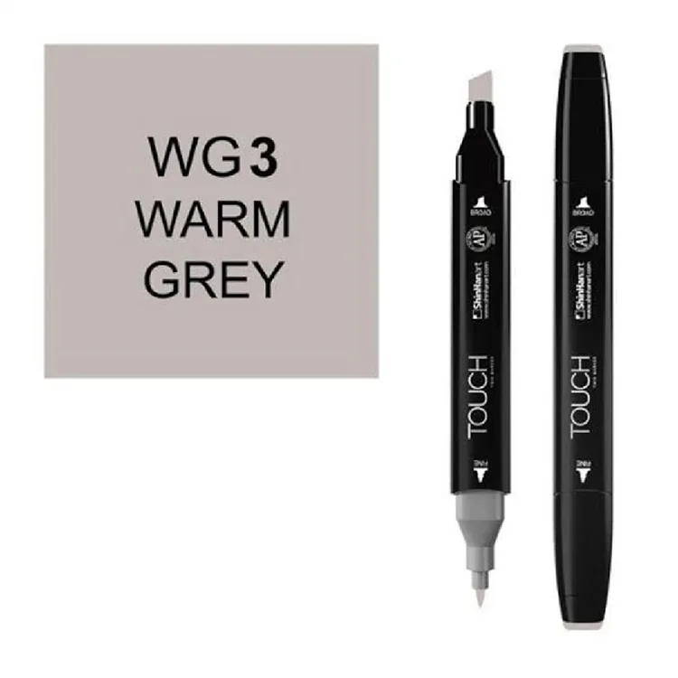 TOUCH TWIN WG-3 ÇİFT UÇLU MARKER WARM GREY