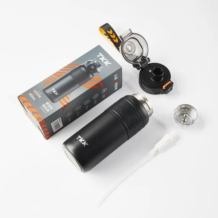 VAGONLİFE T2022 TKK PASLANMAZ ÇELİK TERMOS 500 ML SİYAH
