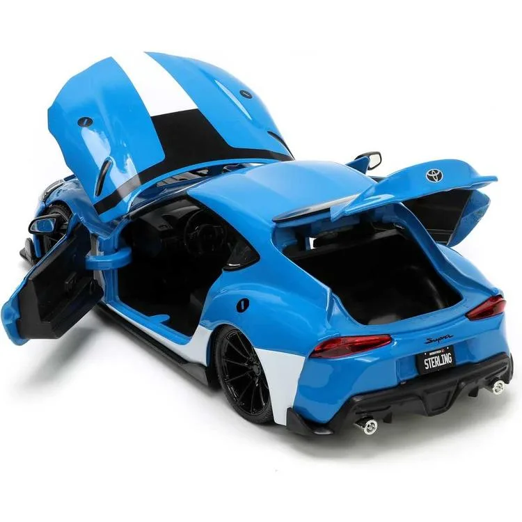 SİMBA JADA 3255051 ROBOTECH 1:24 MAX STERLING 2020 TOYOTA SUPRA DIE CAST FİGÜR METAL ARABA 8+