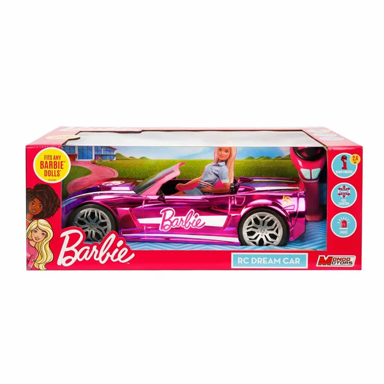 SUNMAN 63619 BARBIE'NİN RÜYA ARABASI 2.4GHZ IŞIKLI KUMANDALI 42CM