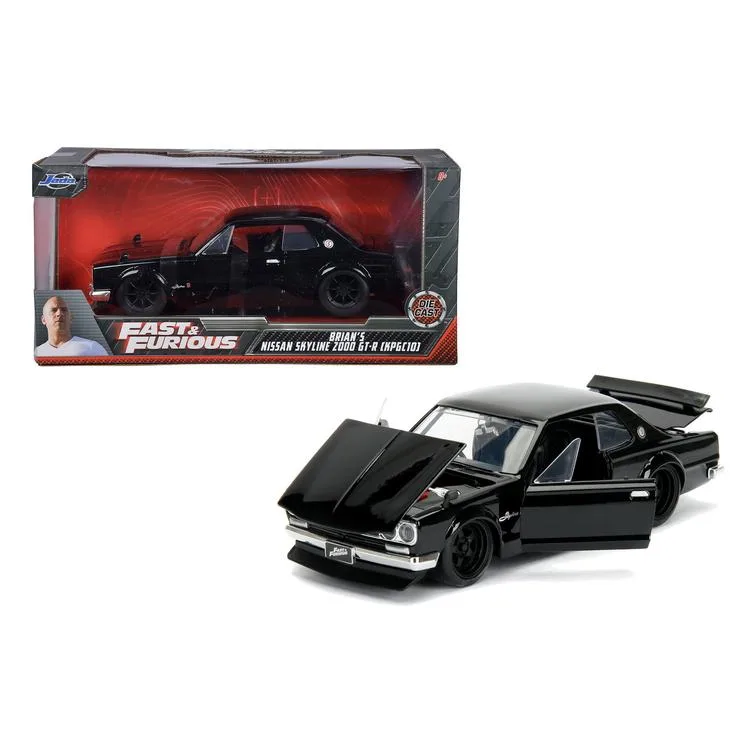 SİMBA JADA 3203004 FAST & FURIOUS 1:24 BRIAN'S 1971 NISSAN SKYLINE TEKLİ ARABA KUTULU