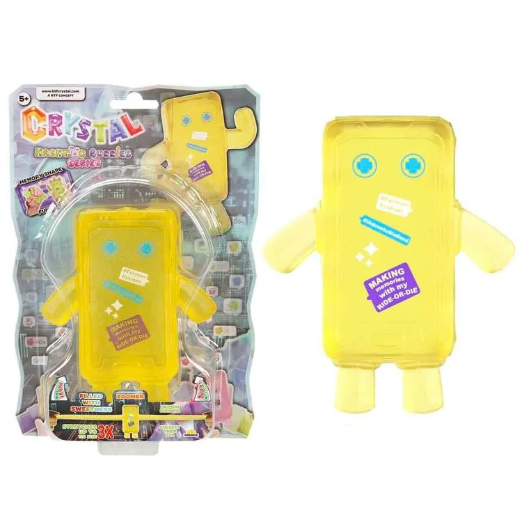 SUNMAN 441079 CRYSTAL HASHTAG BUDDIES SERİ UZAYAN SQUISHY FİGÜR 12 CM