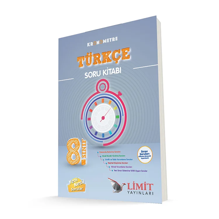 LİMİT 8. SINIF KRONOMETRE TÜRKÇE SORU KİTABI