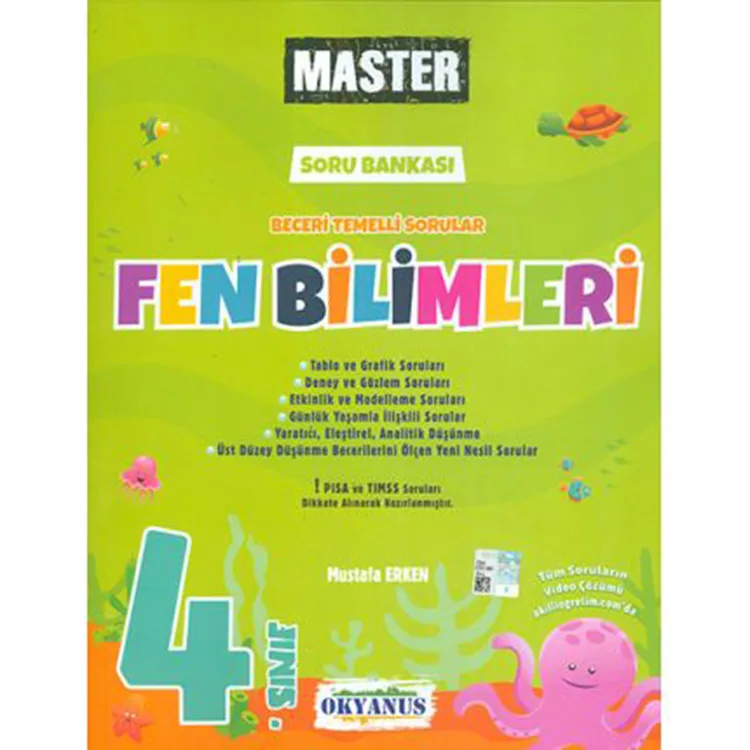 OKYANUS 4. SINIF MASTER FEN BİLİMLERİ BECERİ TEMELLİ SORU BANKASI