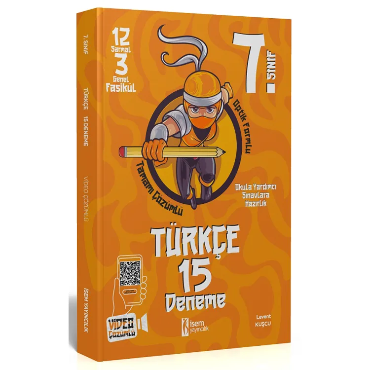 İSEM 7. SINIF TÜRKÇE 15 DENEME - 2025 MÜFREDAT