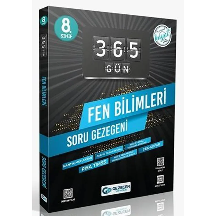 GEZEGEN 8.SINIF 365 GÜN FEN BİLİMLERİ SORU GEZEGENİ