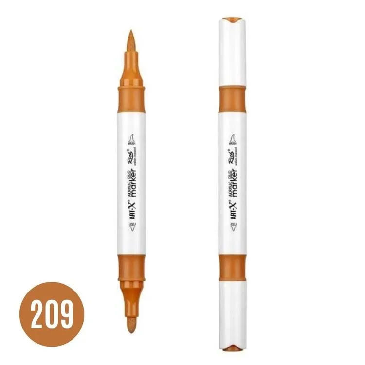 RİCH 17907-209 ART-X ÇİFT TARAFLI DUO AKRİLİK MARKER TABA